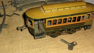 Prewar Bing Tin Litho Trolley/Streetcar/Train/Tram - Germany,  Wind - Up,  Mechanical 9