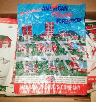 Halsam Elgo American Plastic Bricks Kit Build your Own City 6.  5lbs of Fun 3