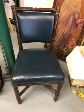 Mcguire Bamboo Leather Chair