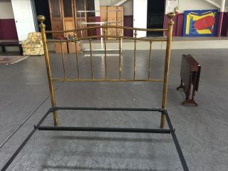 Queen Size Brass Bed - Antique - Handmade by Brass Beds of Virginia Co. 3