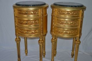 Gold Nightstands Lxvi Style Bedside Tables