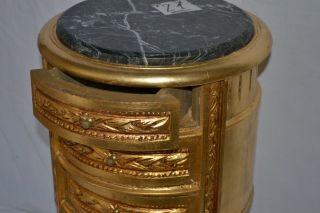 GOLD NIGHTSTANDS LXVI STYLE BEDSIDE TABLES 3