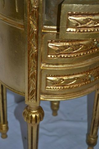 GOLD NIGHTSTANDS LXVI STYLE BEDSIDE TABLES 4