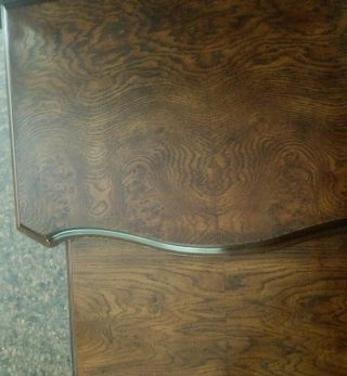 Pair Vtg Drexel Heritage Oak Nesting Side End Occasional Tables French Country 7