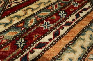 2x3 Tribal Geometric Natural Vegetable Dye Hand - knotted Wool Rug 585368 9