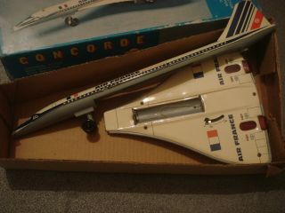 VINTAGE AIR FRANCE CONCORDE BY LYRA MADE IN GREECE GREEK BATTERY OPERATED 2