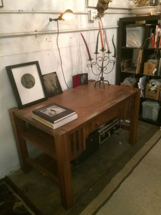 Arts & Crafts/craftsman/ Mission Oak Antique Desk