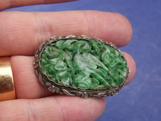 Chinese Jadeite Clip