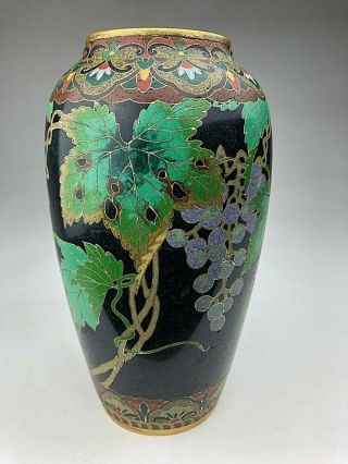 A Japanese Cloisonne Vase Meiji Period