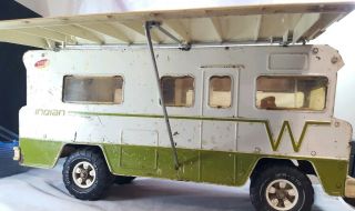 Tonka Winnebago Indian Camper RV Toy Vintage 1970 ' s huge truck 23x11.  5x8 9