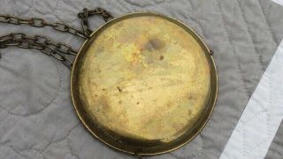 Antique General Store Hardware Scale Pan Hanging Chain Brass Metal Mercantile 4