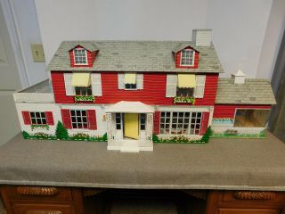 Vintage Marx Marxie Mansion Dollhouse With Furniture
