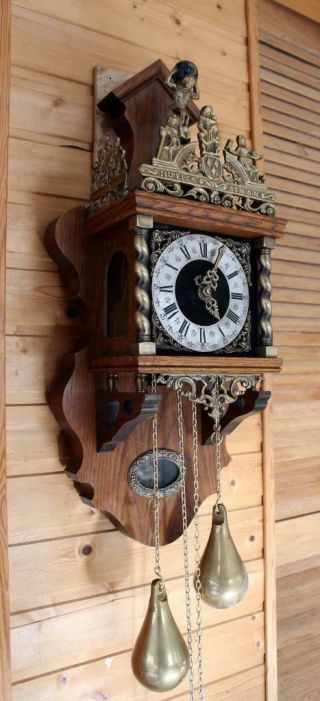Vintage Dutch WARMINK Zaanse Wall Clock (ZA 16) 3