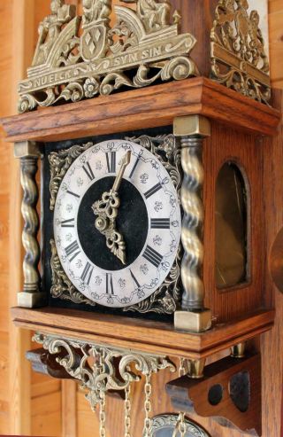 Vintage Dutch WARMINK Zaanse Wall Clock (ZA 16) 5