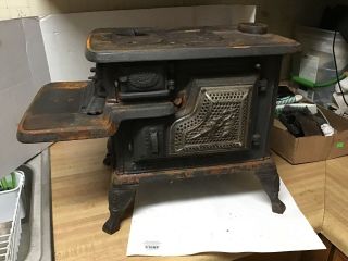 Charter Oak Cast - Iron Salesman Sample Stove Patent 1883