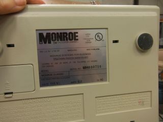 Monroe Classic Business Calculator Adding Machine w/Paper Great 5