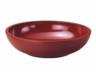 Lacquer Ware Square Bowl Plates 15.  0 Soba Kneading Trough Red Kz2175 Japan