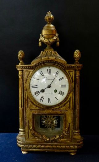 Vintage Mid 19th Century French Table Clock