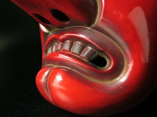 Japanese Handmade TENGU mask noh kyougen kagura demon mask bugaku 4