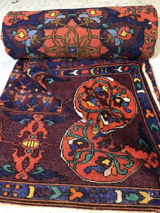 Auth: Antique Armenian Rug STELLAR Belle Epoque Organic MASTERPIECE 9x7 NR 11