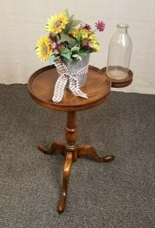 BAKER FURNITURE Plant Candle Stand Pedestal Accent Occasional Side End Table 9