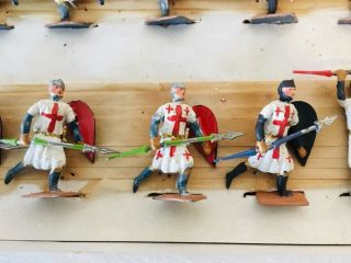 Heyde Rare Crusaders Box / Britains / CBG / Mignot / Lead Figures / Zinnfiguren 5