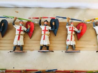 Heyde Rare Crusaders Box / Britains / CBG / Mignot / Lead Figures / Zinnfiguren 6