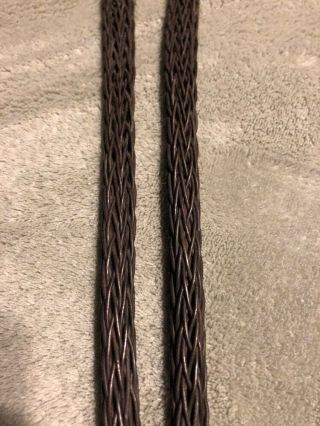 Vintage Rug Beater Twisted Woven Braided Wire With Wood Handle 27 1/2” Long 9