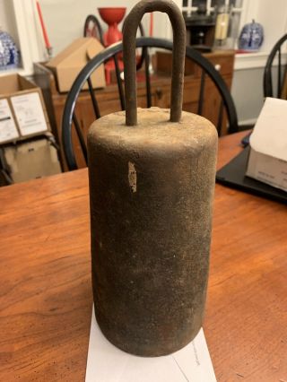 Antique 20 Pound Weight For Sliding Balance Beam Scale