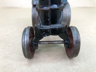 Vintage Avery Cast Iron Toy Steam Tractor Black Red Wheels 11