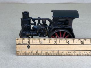 Vintage Avery Cast Iron Toy Steam Tractor Black Red Wheels 12