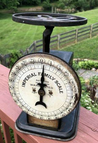 Antique Country Store Imperial Family Scale Baltimore,  Maryland 1898