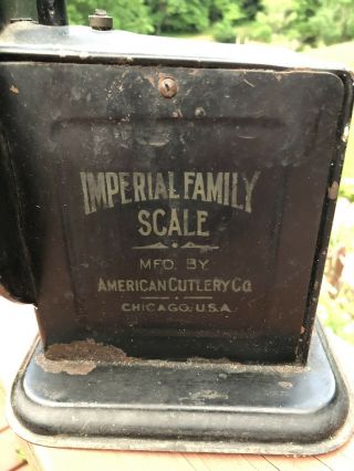 Antique Country Store Imperial Family Scale Baltimore,  Maryland 1898 4