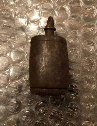 Antique Toy Cast Iron Cap Bomb DUPONT Powder Keg RARE 3