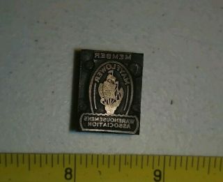 Vintage Letterpress Printing Block Mayflower Warehousemen 