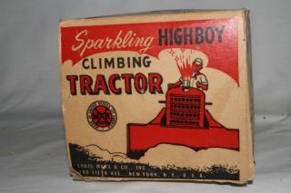 1950 ' s Marx Diesel TD - 18 Windup Tractor with Blade,  Boxed, 2