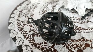 Vintage Antique Cast Iron Butcher String Twine Holder Dispenser Ball 2