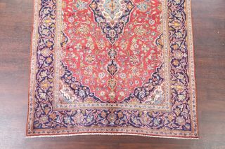 Vintage 6x10 Persian Red Rug Hand - Knotted Traditional Floral Oriental Wool Rug 5