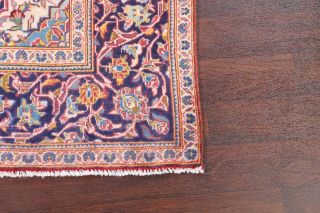 Vintage 6x10 Persian Red Rug Hand - Knotted Traditional Floral Oriental Wool Rug 6