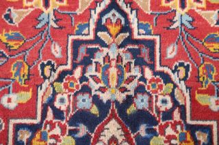 Vintage 6x10 Persian Red Rug Hand - Knotted Traditional Floral Oriental Wool Rug 9
