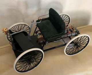 13”RARE VINTAGE 1896 FORD QUADRICYCLE FRANKLIN PRECISION MODEL COLLECTIBLE 10