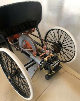 13”RARE VINTAGE 1896 FORD QUADRICYCLE FRANKLIN PRECISION MODEL COLLECTIBLE 12