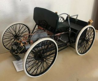 13”RARE VINTAGE 1896 FORD QUADRICYCLE FRANKLIN PRECISION MODEL COLLECTIBLE 2