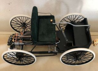 13”RARE VINTAGE 1896 FORD QUADRICYCLE FRANKLIN PRECISION MODEL COLLECTIBLE 4