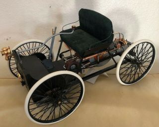 13”RARE VINTAGE 1896 FORD QUADRICYCLE FRANKLIN PRECISION MODEL COLLECTIBLE 5