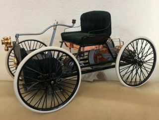 13”RARE VINTAGE 1896 FORD QUADRICYCLE FRANKLIN PRECISION MODEL COLLECTIBLE 6