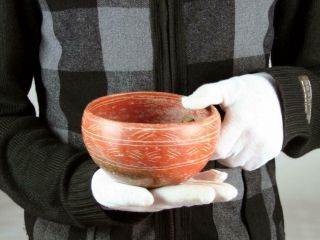 Very Rare Antique Chinese Neolithic Majiayao Machang Earthenware Deep Bowl 11