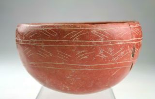 Very Rare Antique Chinese Neolithic Majiayao Machang Earthenware Deep Bowl 4