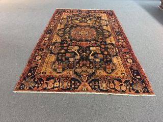 On S.  Antique,  Hand Knotted Persian Area Rug Carpet 5’8”x10’6 3313