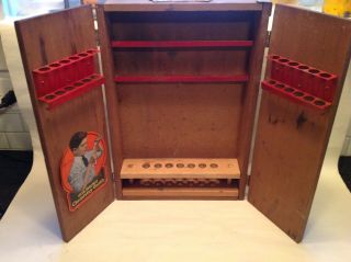 Vintage 1900 ' s GILBERT CHEMISTRY OUTFIT Box w/ chemicals,  vials,  etc 9